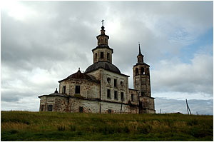 Троицкий храм в деревне Вожем